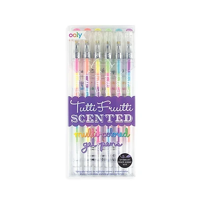 Tutti Fruitti Scented Gel Pens, 6ct.