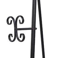 66'' Black Iron Traditional Easel