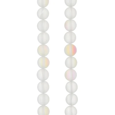 Rainbow Glass Round Beads, 8mm by Bead Landing™