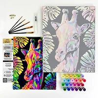 ArtSkills® Lions & Giraffes Premium Paint by Number Set