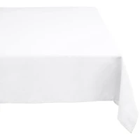 DII® 120" White Polyester Tablecloth
