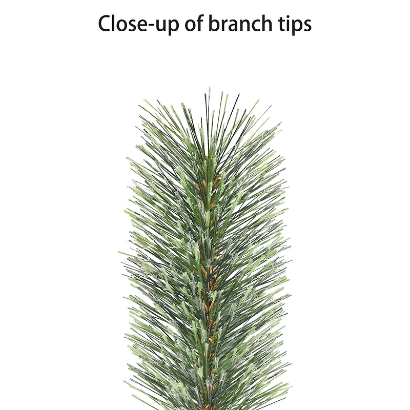 6ft. Pre-Lit Pop-Up Collapsible Aritficial Christmas Tree, Warm White LED Lights