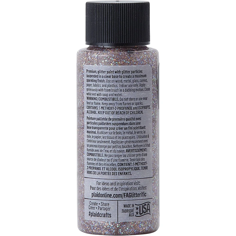 FolkArt® Glitterific Fine™ Glitter Acrylic Paint