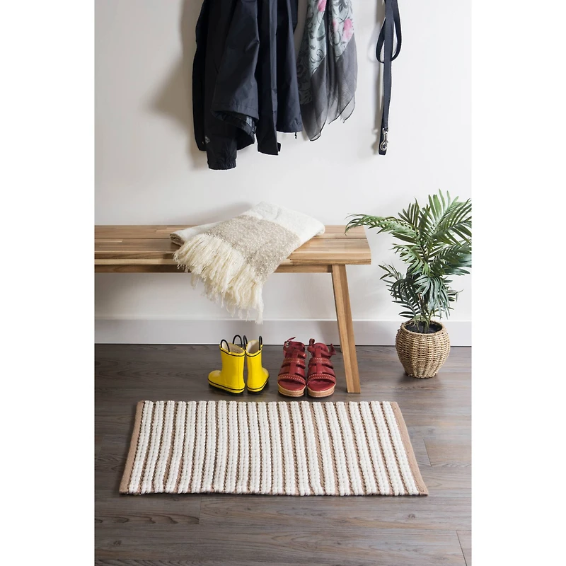 DII® Stone Braided Stripe Rug, 2ft. x 3ft.
