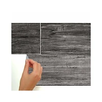 RoomMates Distressed Barn Wood Plank Peel & Stick Giant Wall Decals