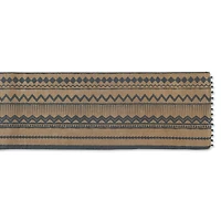 DII® Mineral Aztec Print On Natural Jute Table Runner 14x72