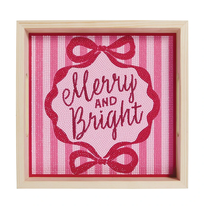 10" x 10" Merry & Bright Diamond Art Tray Kit by Make Market®