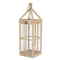 32.25" Wooden Wall Mirror