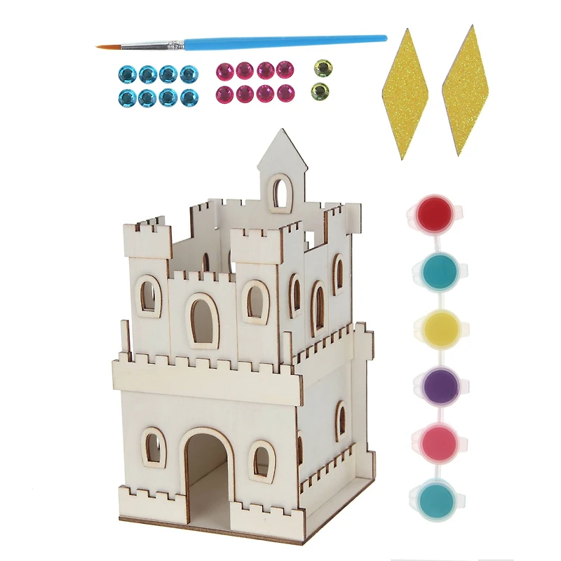 3D Castle Wood Crafting Kit by Creatology™