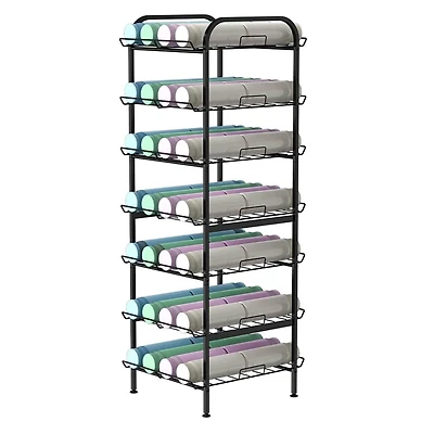 NEX™ 43" Black Freestanding 7-Tier Water Bottle Organizer