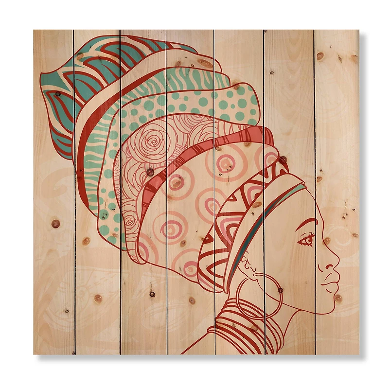 Designart - African American Woman with Turban II