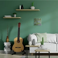 Stupell Industries Close up Water Lily Pond Traditional Painting,12" x 12"