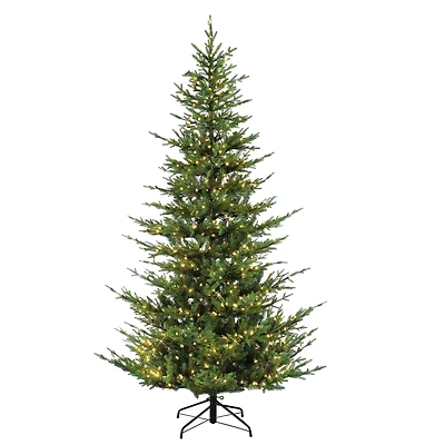 7.5ft. Pre-Lit Natural Fir Artificial Christmas Tree, Clear Lights