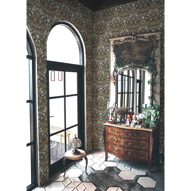 RoomMates Garden Aviary Peel & Stick Wallpaper