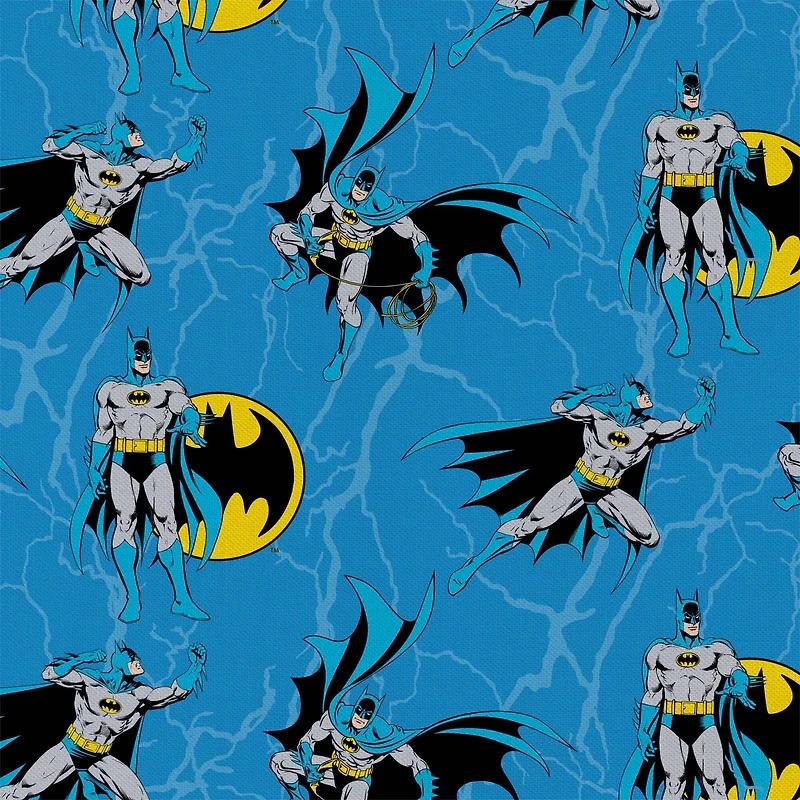 Camelot Fabrics DC Comics Batman Rope Cotton Precut, 4ct.