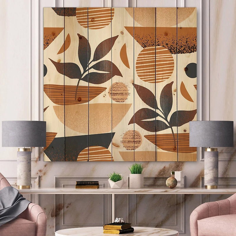 Designart - Tropical Leaf Silhouettes and Shapes I