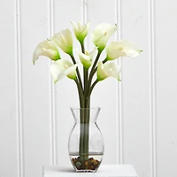 16" Classic Calla Lily Arrangement in Vase