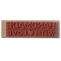 Hampton Art™ Wood Stamp, Handmade With Love