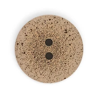 Dritz® 34mm Brown Recycled Coffee Round Button, 3ct.