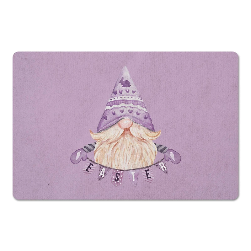 Easter Gnome Banner Mat 27" x 18" Floor Mat