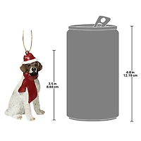 3.5" Pointer Holiday Dog Ornament