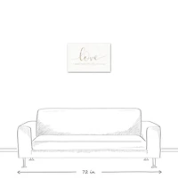 Love Has a Big Meaning Canvas Wall Art
