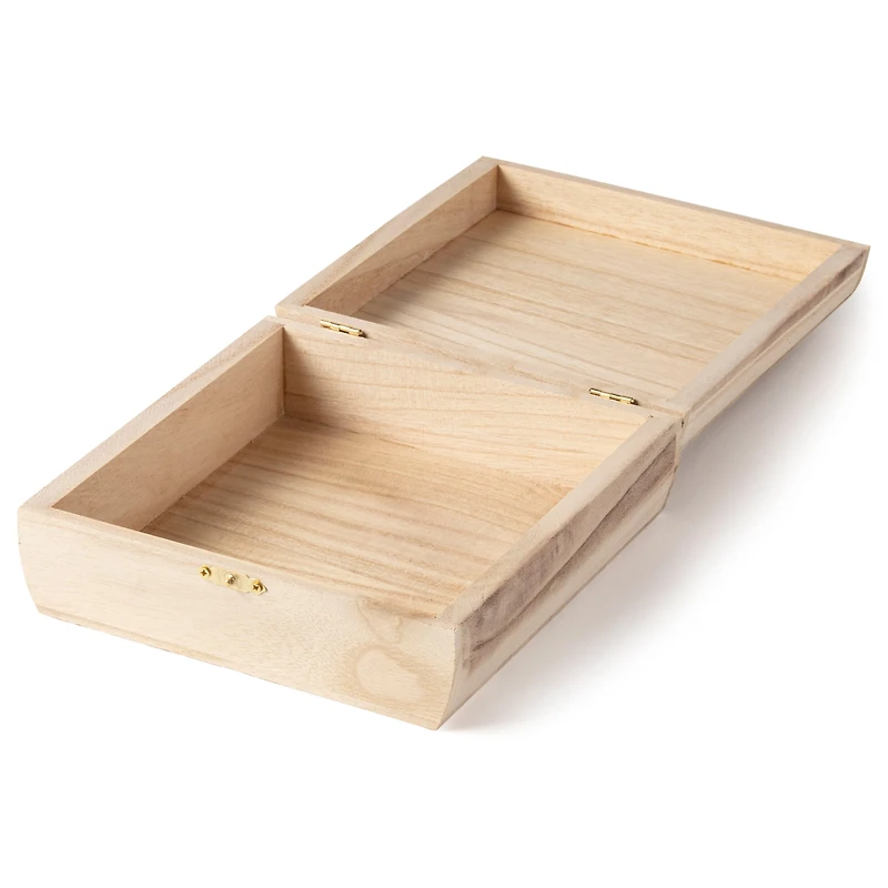 Curved Sides Wooden Box by Make Market®