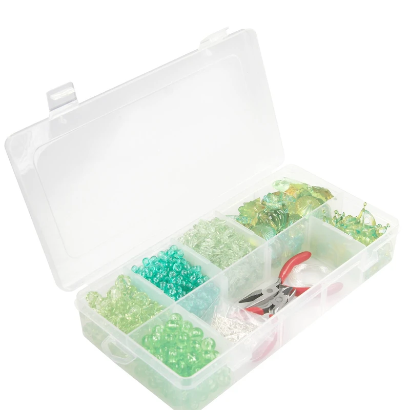 6 Pack: Bead Storage Box with Adjustable Compartments by Bead Landing™