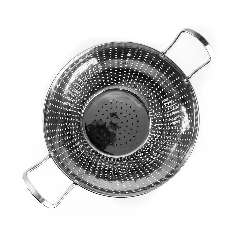 Gibson Home Black Crossen Stainless Steel Colander Set