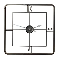 Gold Glam Metal Wall Clock, 36" x 36"