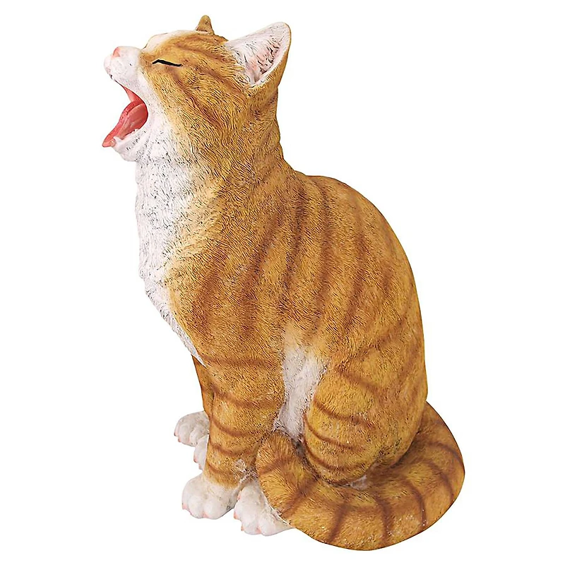 Design Toscano 12" Lazy Daze Kitty Yawning Cat Statue