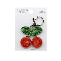 Blue Moon Studio™ Layered Cherry Bag Charm