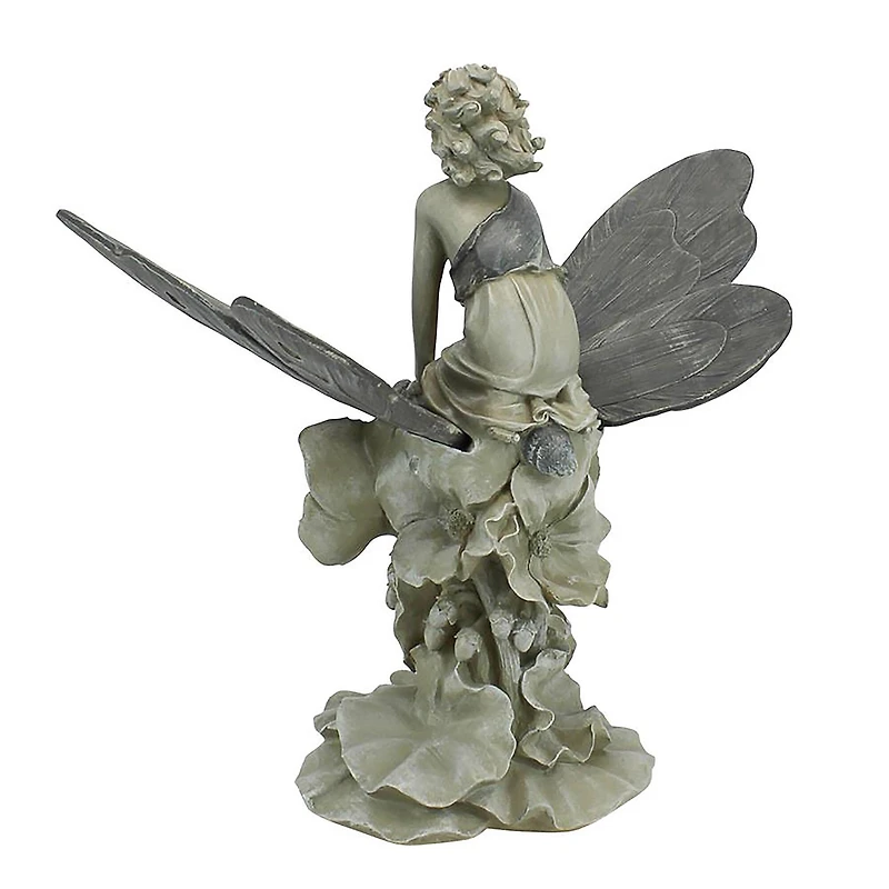 Design Toscano 18.5" A Fairy's Wondrous Butterfly Ride Statue