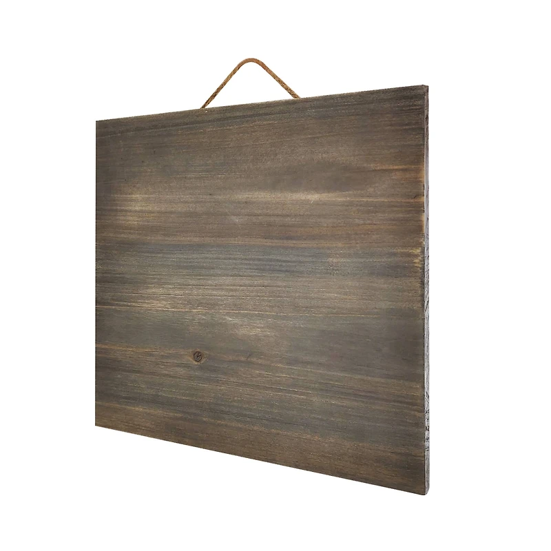 10" x 10" Graywashed Wood Square Plaques by Make Market®, 2ct.