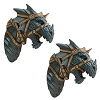 Design Toscano War Dragon Wall Sculpture Set