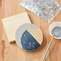 5" Wood Circle Plaque by Make Market®