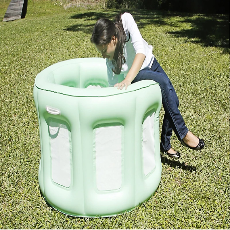 Room to Grow 44" Green 4-in-1 Portable Inflatable Baby Play Yard