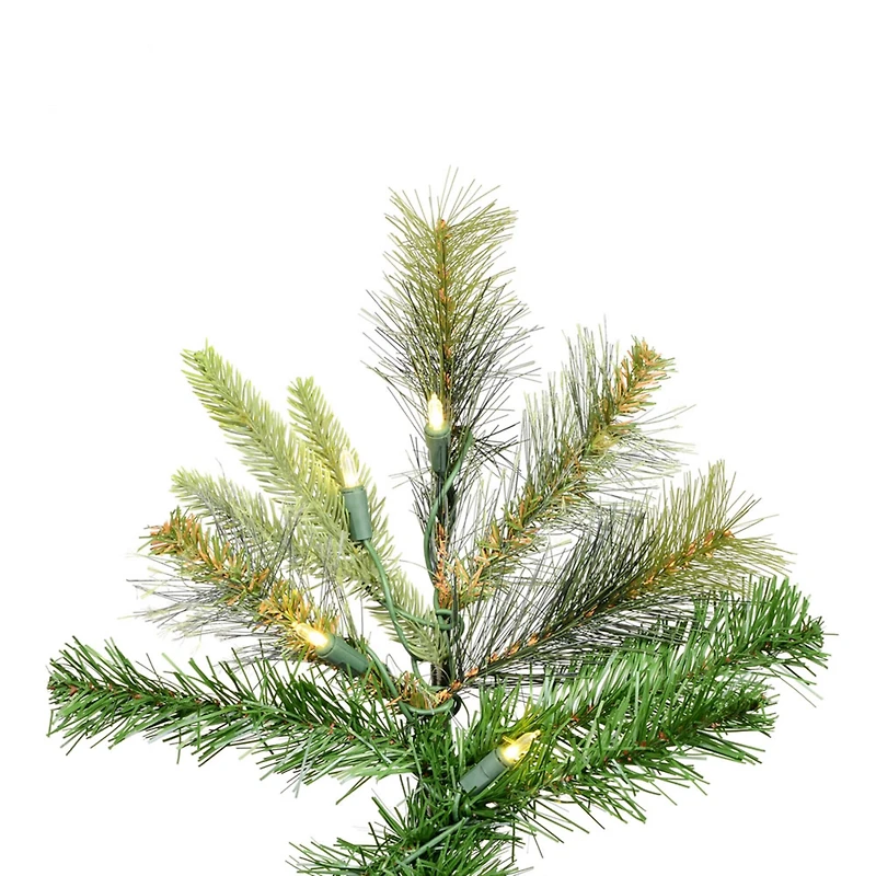 6.5ft.Pre-Lit Cashmere Slim Artificial Christmas Tree, Warm White Dura-Lit® LED Lights