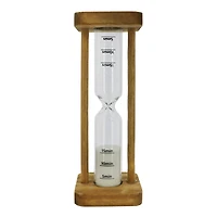 5.5" Natural Wood & Glass 15-Minute Timer by Ashland®