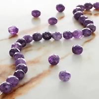 Pink Faceted Amethyst Round Coin Beads, 6mm by Bead Landing™