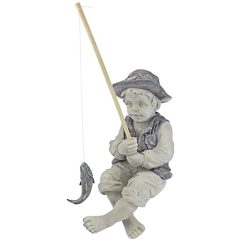 Design Toscano 15" Frederic, the Little Fisherman of Avignon Statue
