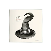 Stupell Industries The Wicked Witch Is In Halloween Wall Plaque Art