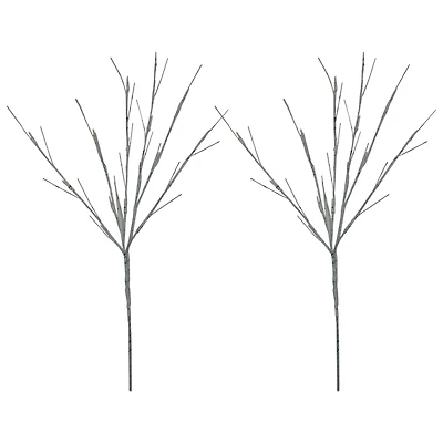 LED White Burch Branches Set
