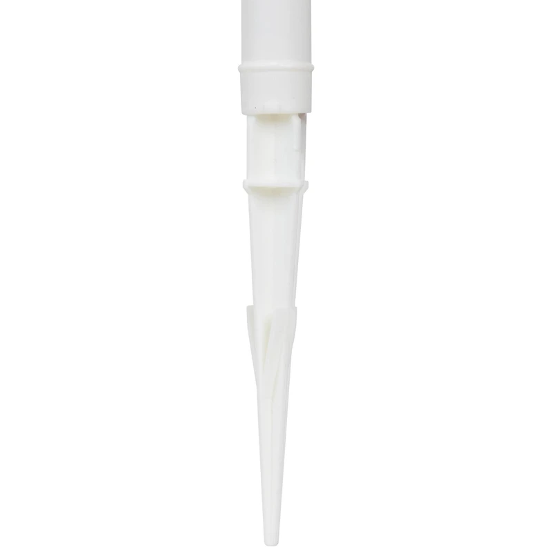 8" White C7 Candle Pathway Markers Christmas Lights With White Wire, 10ct.