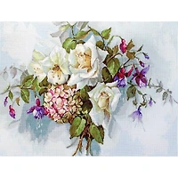 Luca-s Bouquet With Roses Counted Cross Stitch Kit