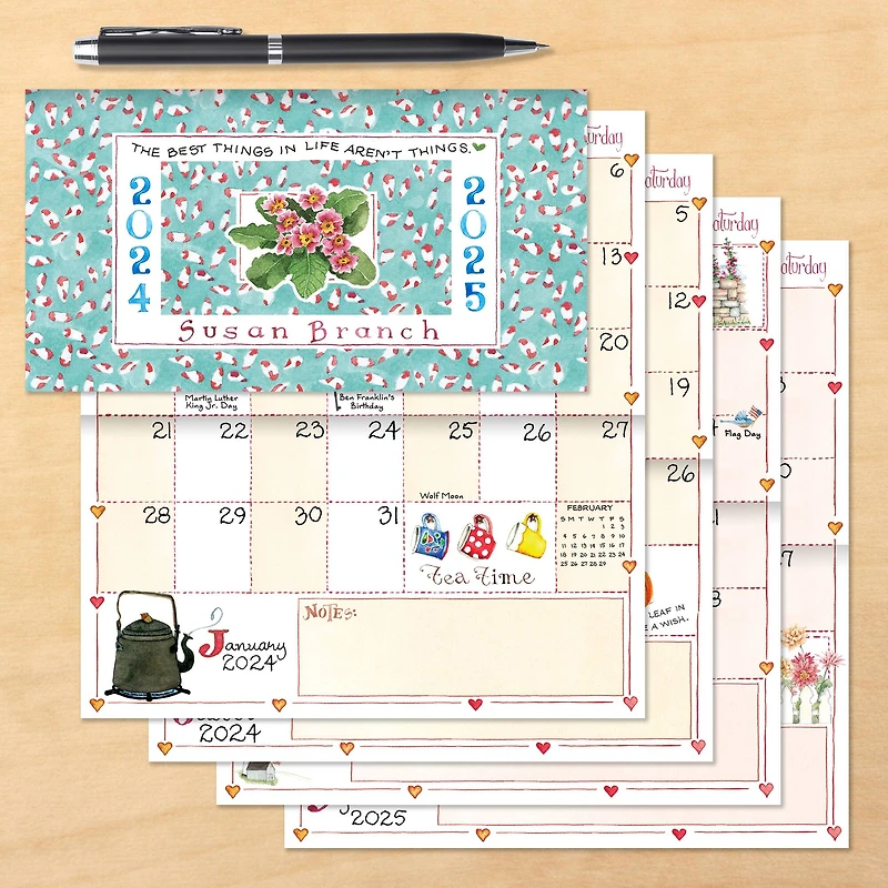 2024-2025 Susan Branch Monthly Pocket Planner