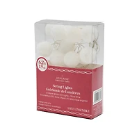 12ct. Warm White LED White Fuzzy String Lights by Ashland®