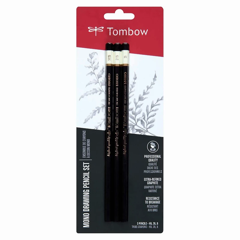 Tombow MONO Drawing 3 Pencil Set