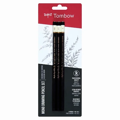 Tombow MONO Drawing 3 Pencil Set