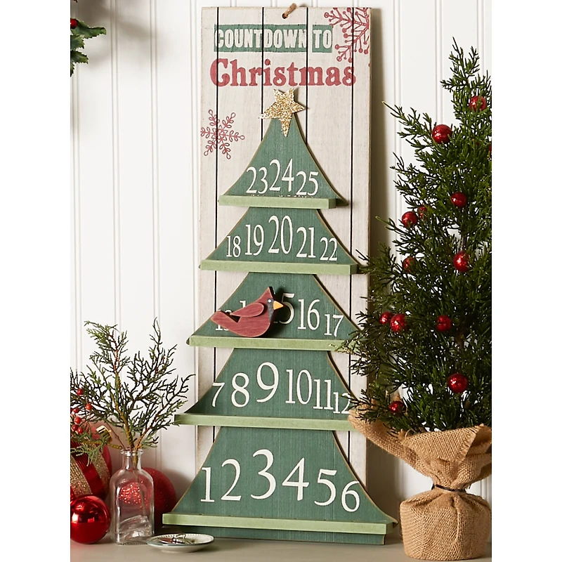 DII® Countdown To Christmas Tree Advent Calendar